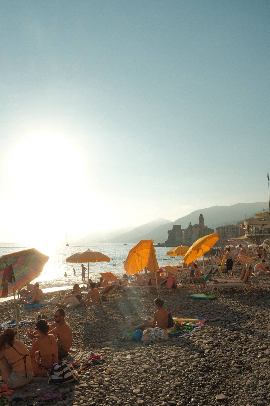 Coucher de soleil · Camogli