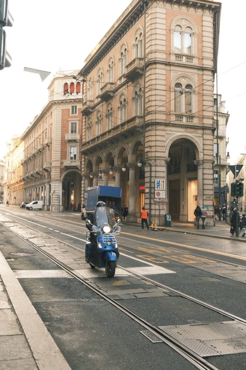 Vespa bleue